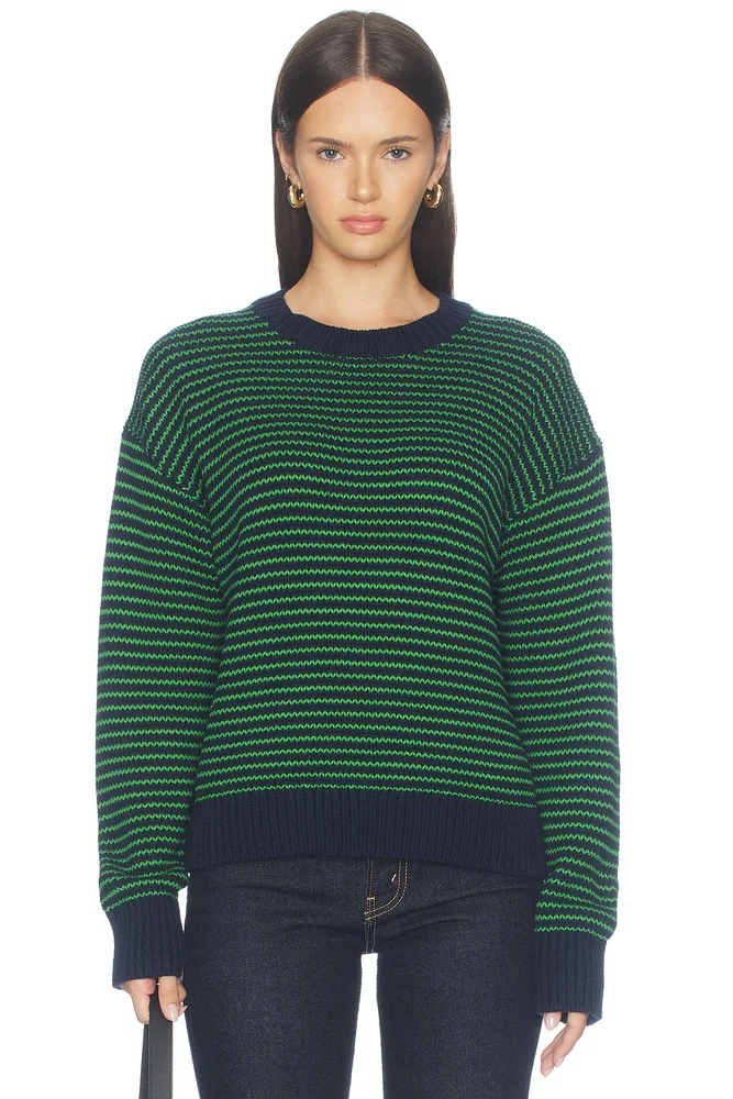 Aura Relaxed Crew Neck Sweater