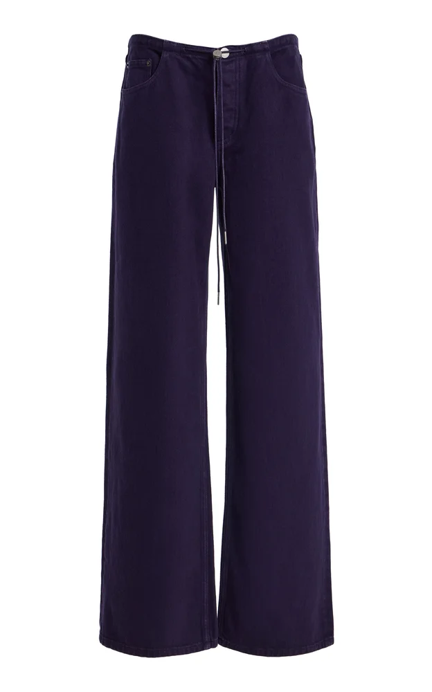 Cool Rigid Mid-Rise Straight-Leg Jeans