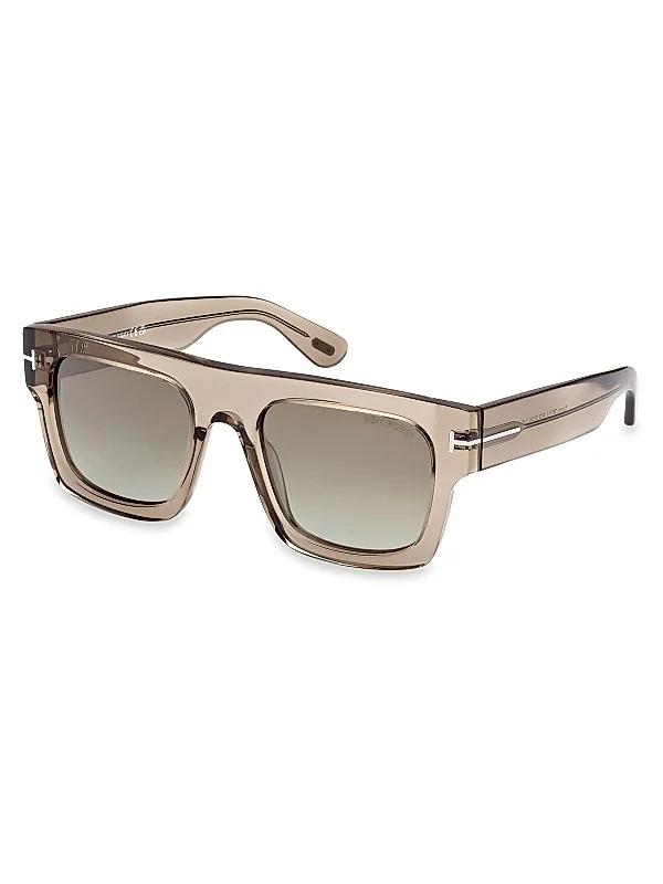 TOM FORD Fausto 53MM Square Sunglasses