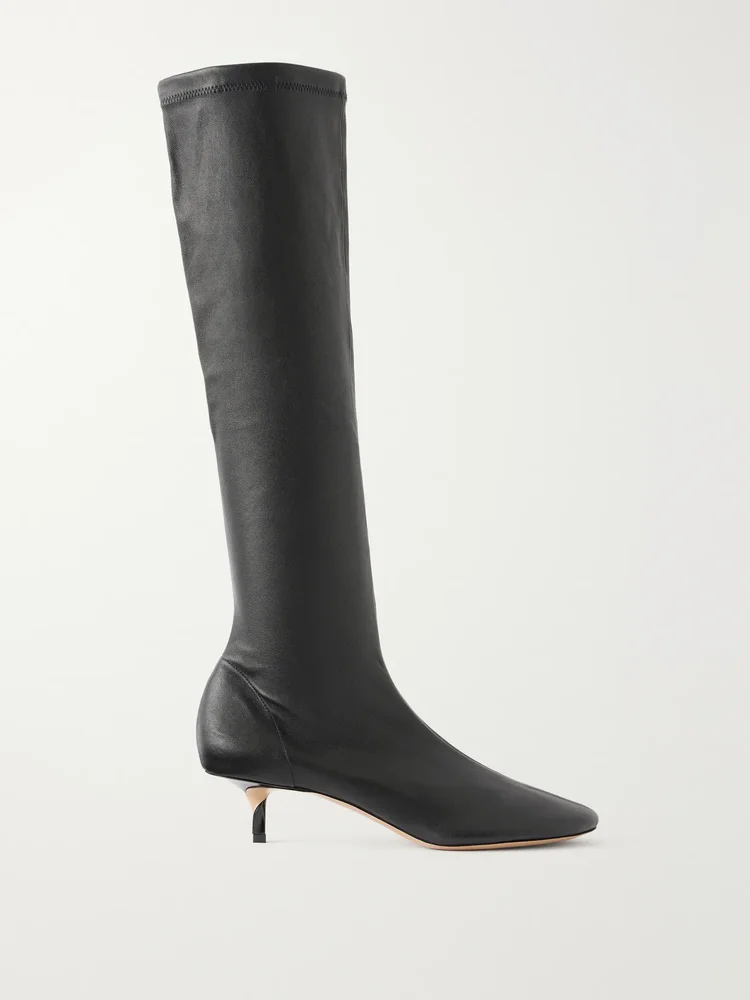 Collant 45 leather knee boots