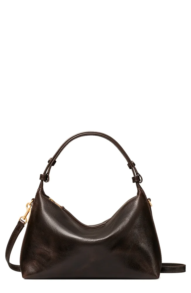 Mellow Distressed Leather Shoulder Bag