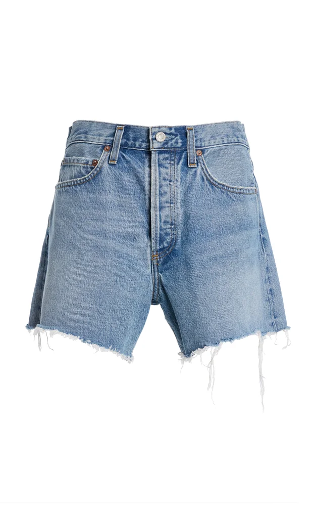Parker Long Denim Shorts