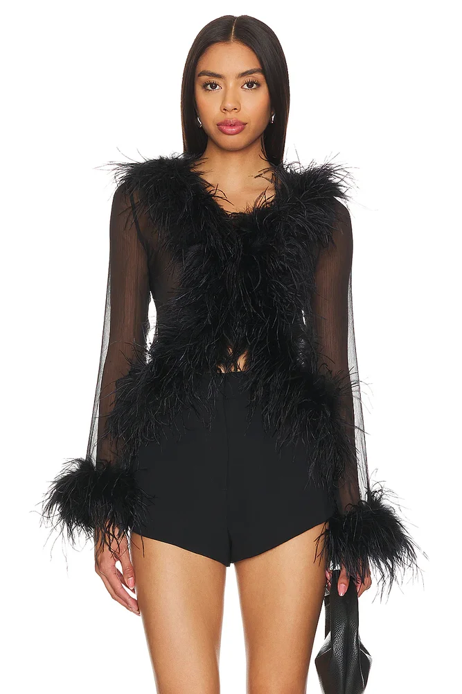 Gigi Feather Blouse