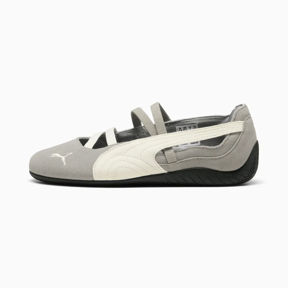 Speedcat Ballet Suede Women's Sneakers - Mouse Gray-PUMA Black