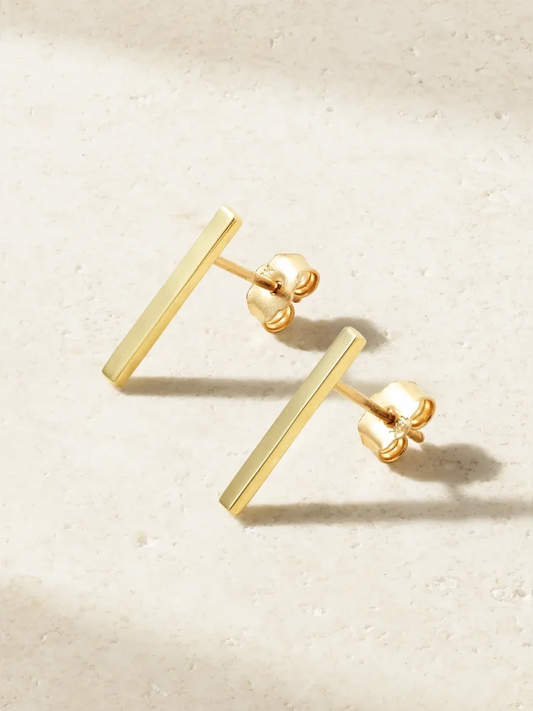 18-karat gold earrings