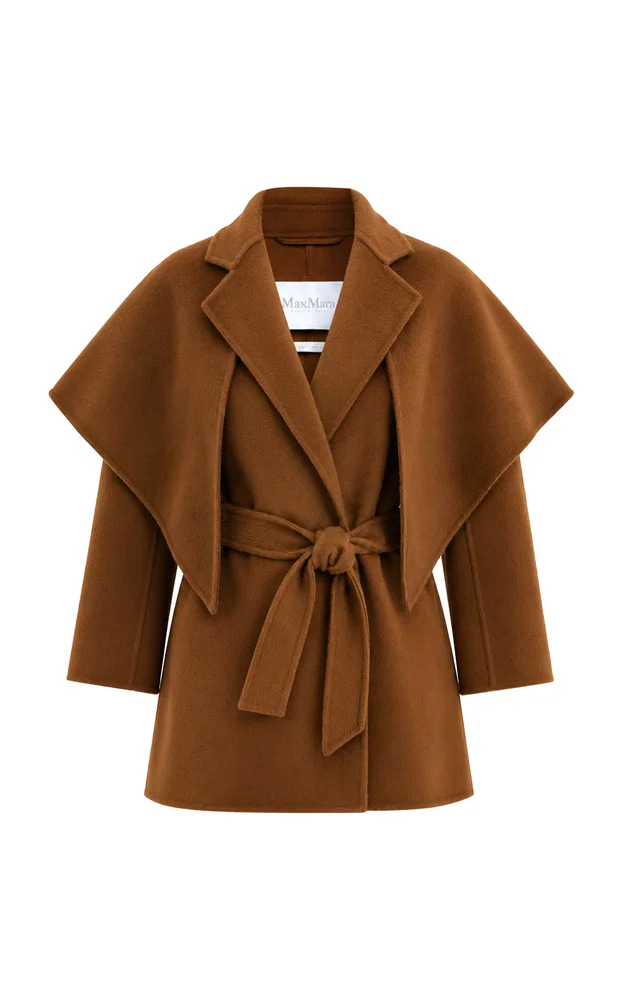 Short Cashmere Robe Coat