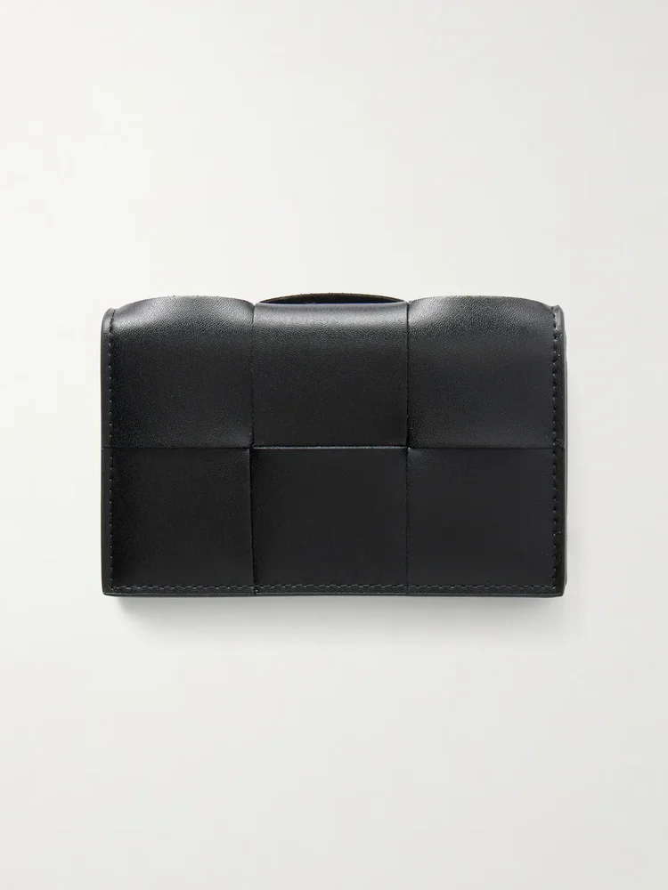 Intrecciato Leather Wallet