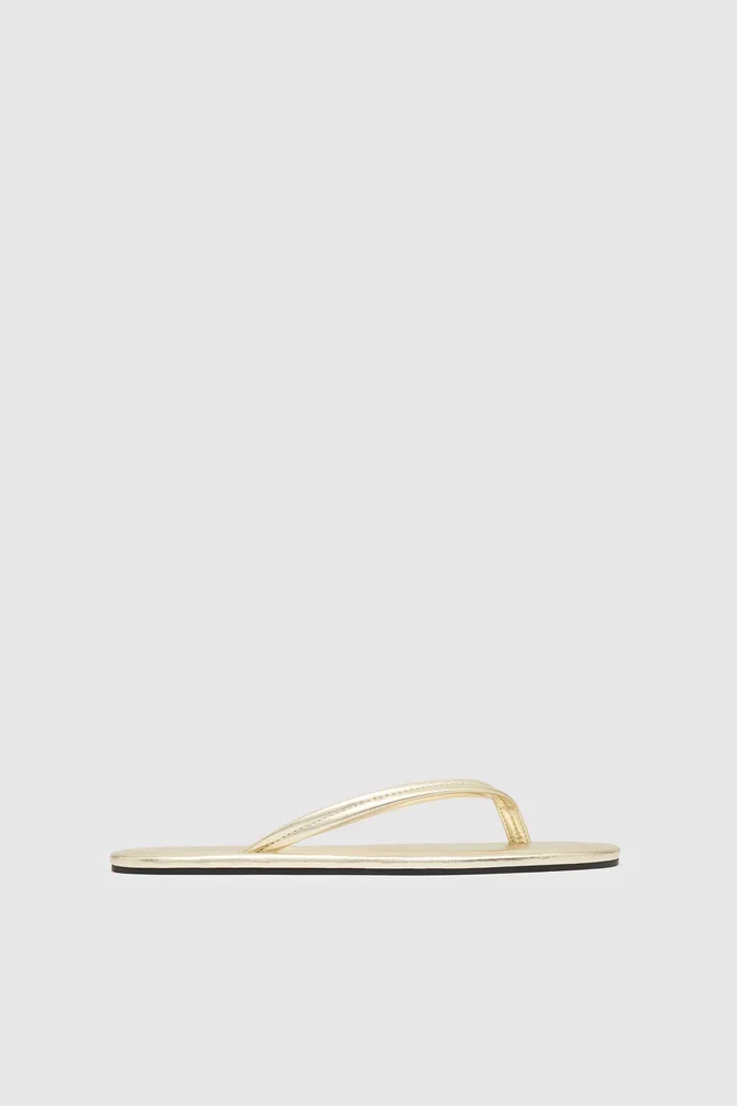 Thong Detail Slide - Soft Gold