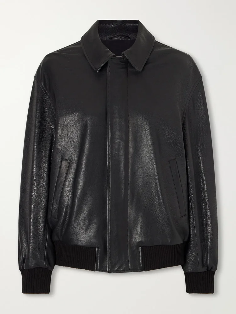 Toyen leather bomber