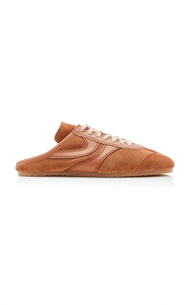 Suede Sneaker Mules