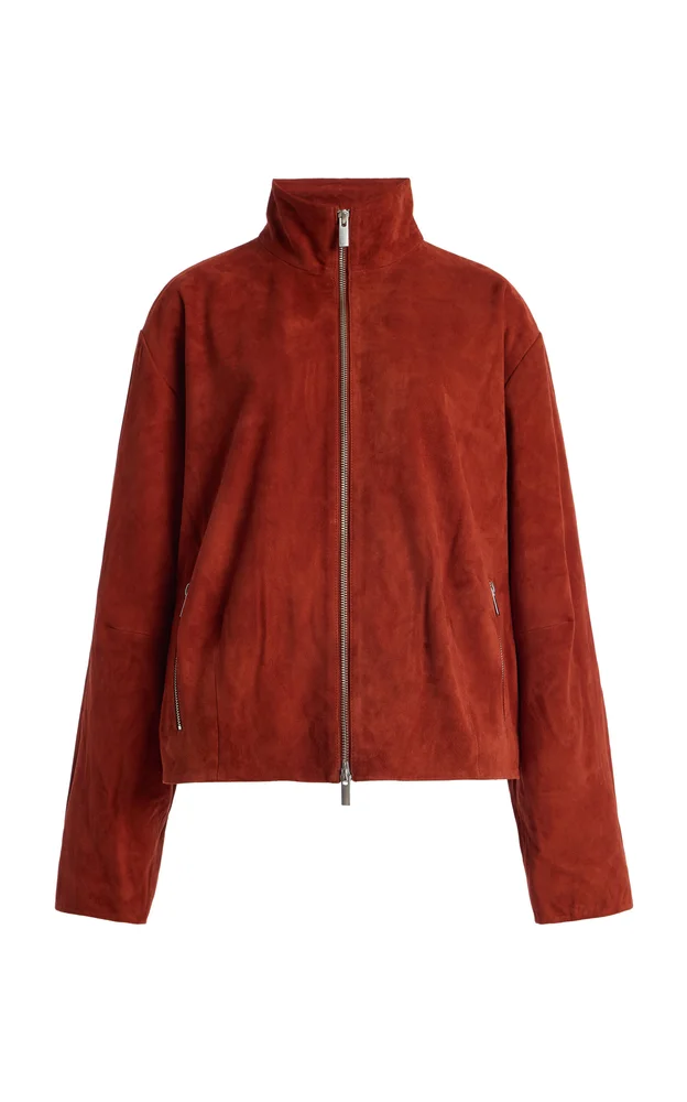 Exclusive Suede Cocoon Jacket