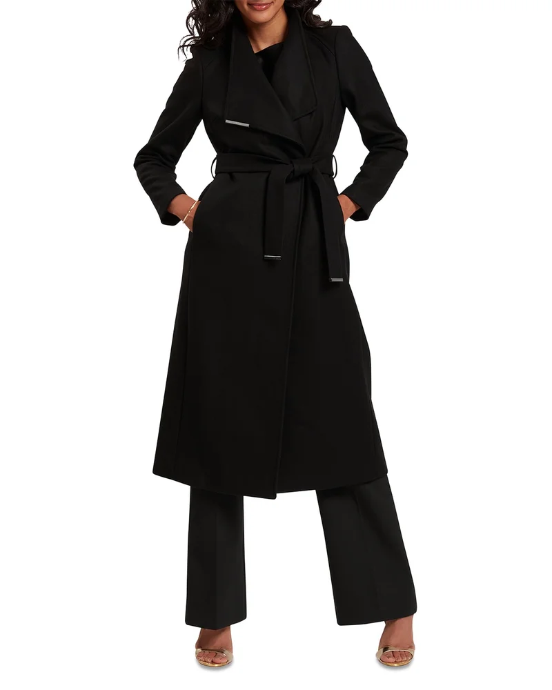 Rosell Wool Blend Wrap Coat
