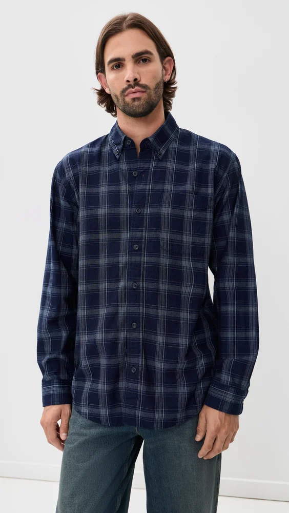 Chambray Button-Down Shirt
