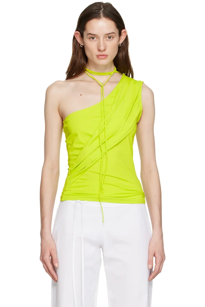 Green Phoebe Tank Top