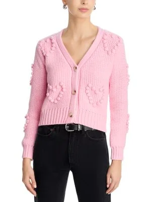 Heart Pom Cardigan - Exclusive