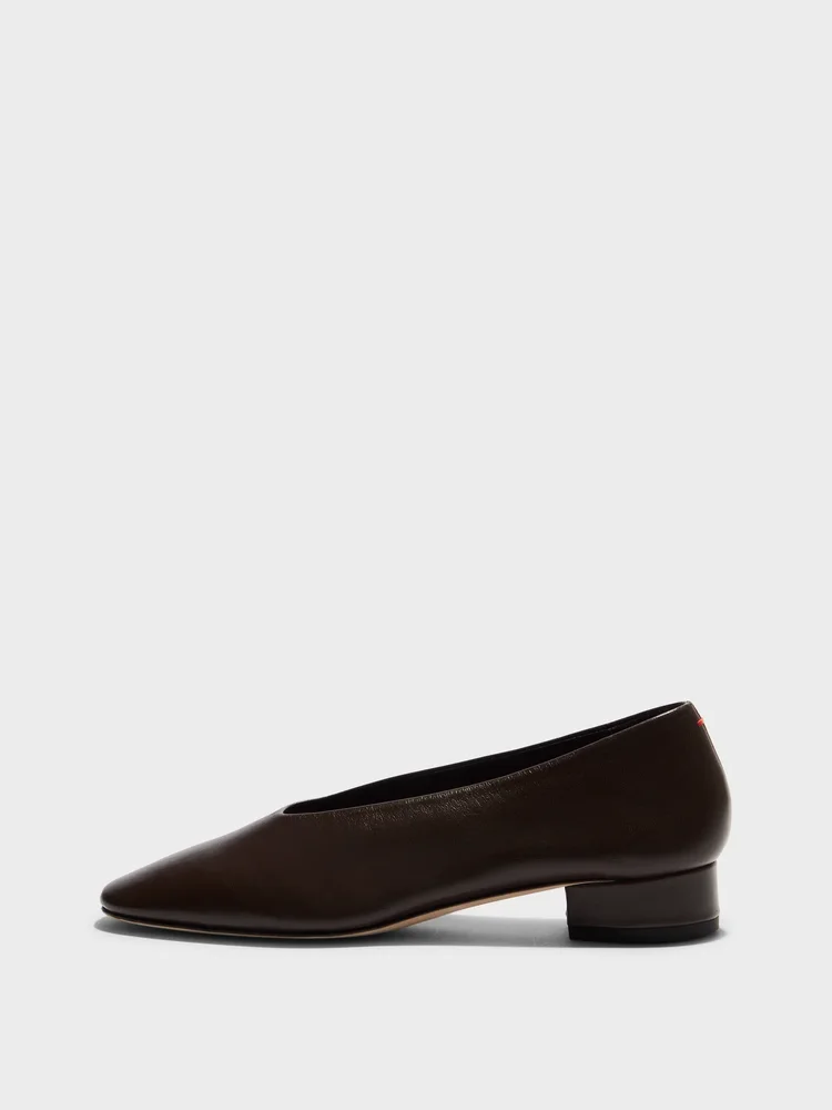 Delia Low-Heeled Ballet Pumps