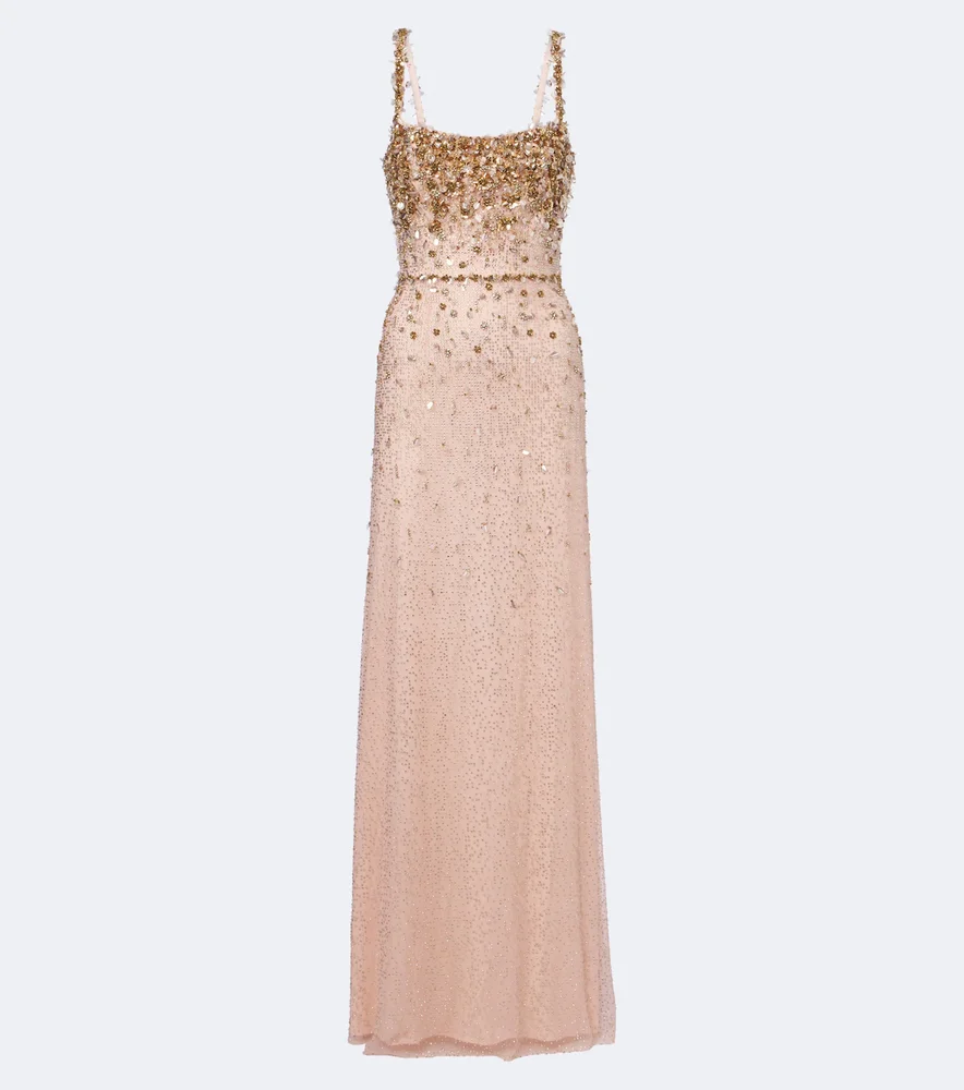 Solstice embellished gown