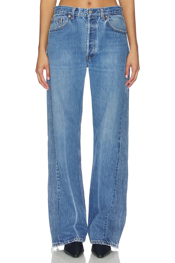 Retro Oversized Wide Leg Jeans