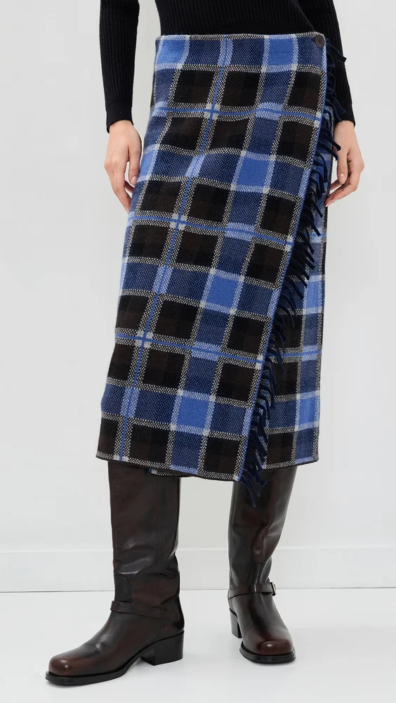 Tartan Wrap Skirt