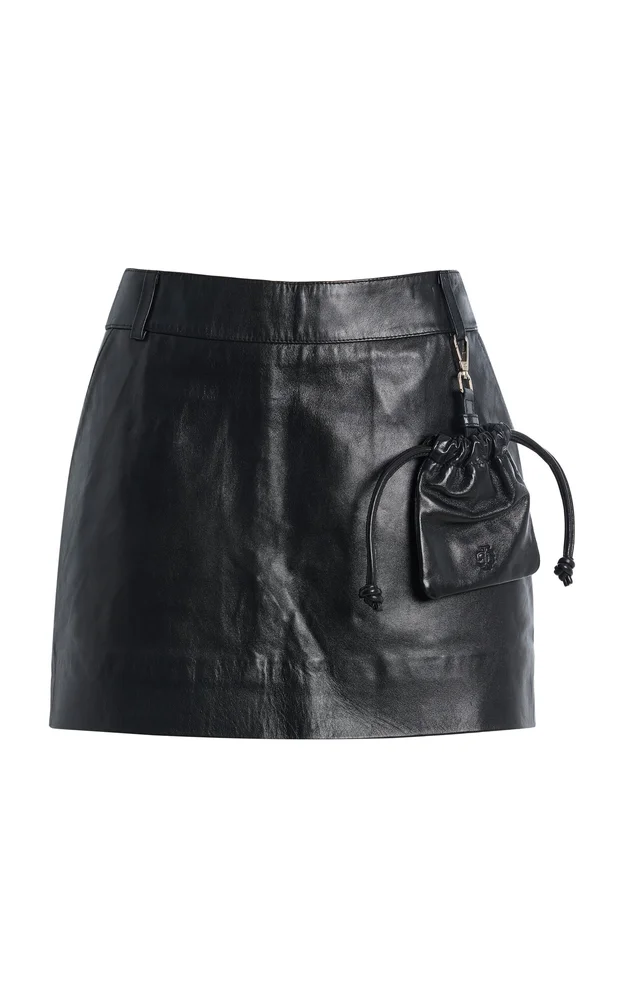 Soho Leather Mini Skirt