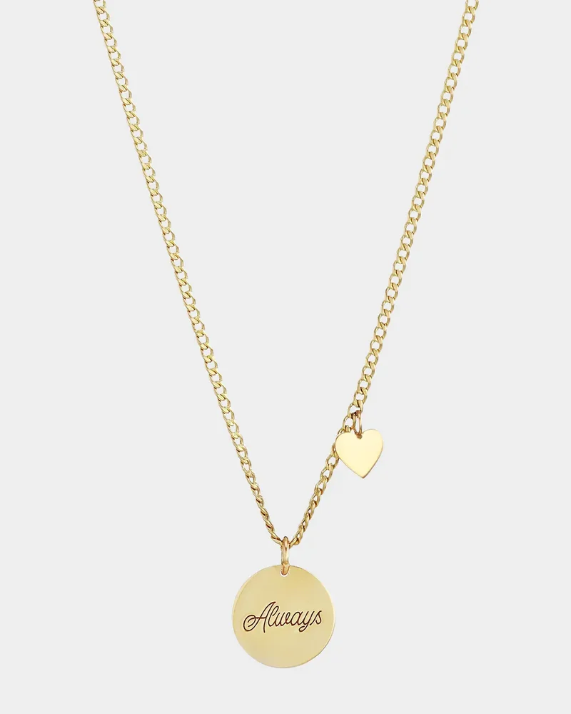 Amore 14K Yellow Gold Pendant Necklace