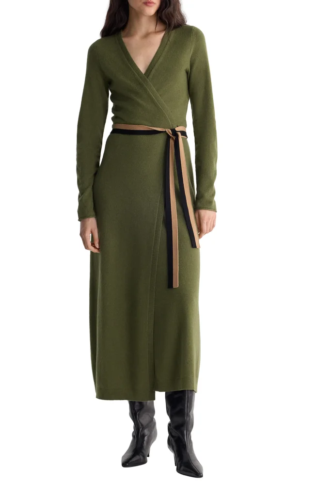 Bellina Merino Wool & Cashmere Sweater Dress
