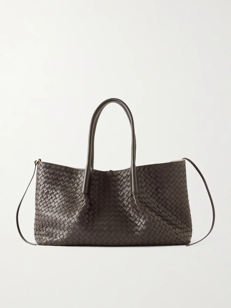 Pinacoteca medium Intrecciato leather tote