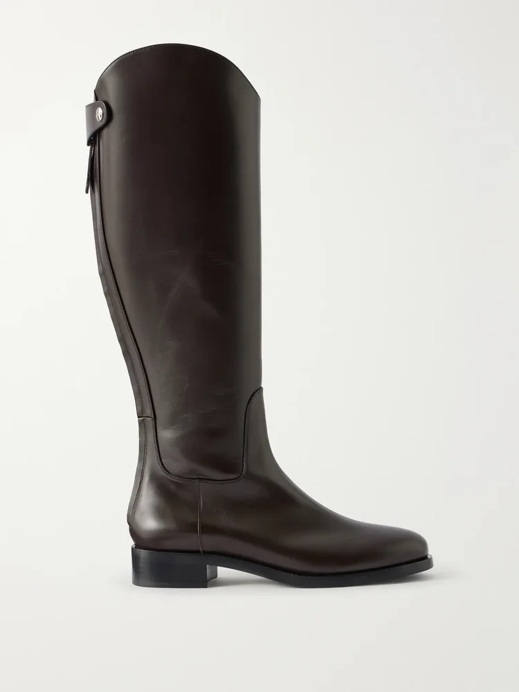 Hector leather knee boots