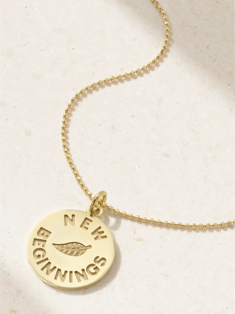 New Beginnings 18-karat gold necklace