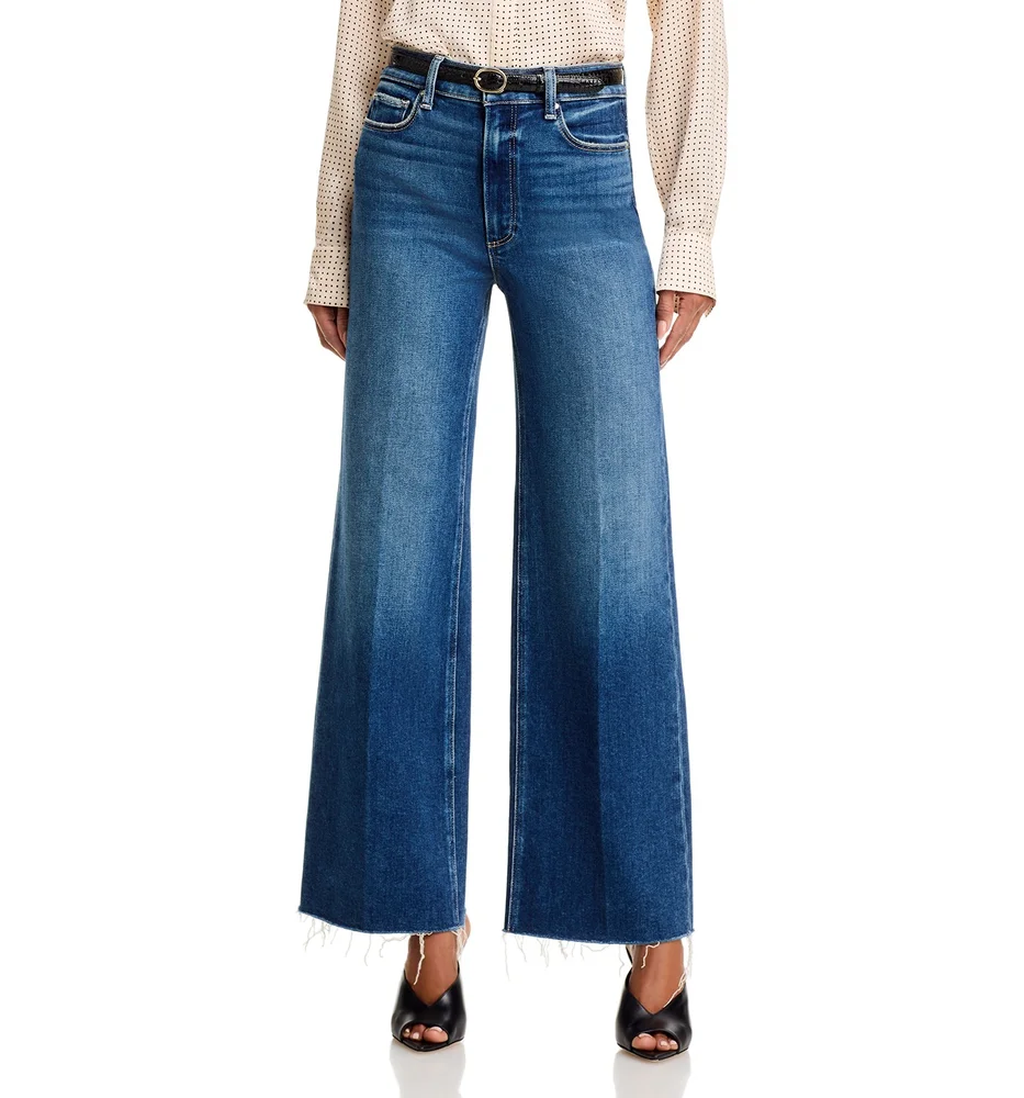 Anessa 31 High Rise Raw Hem Jeans