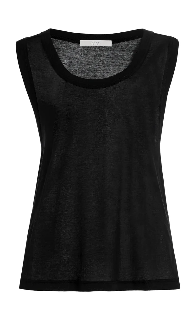 Sheer Cotton Tank Top