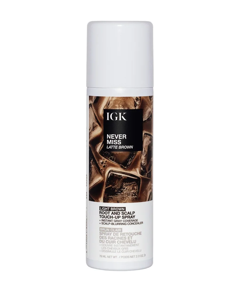 Never Miss Root and Scalp Latte Brown Touch-Up Spray