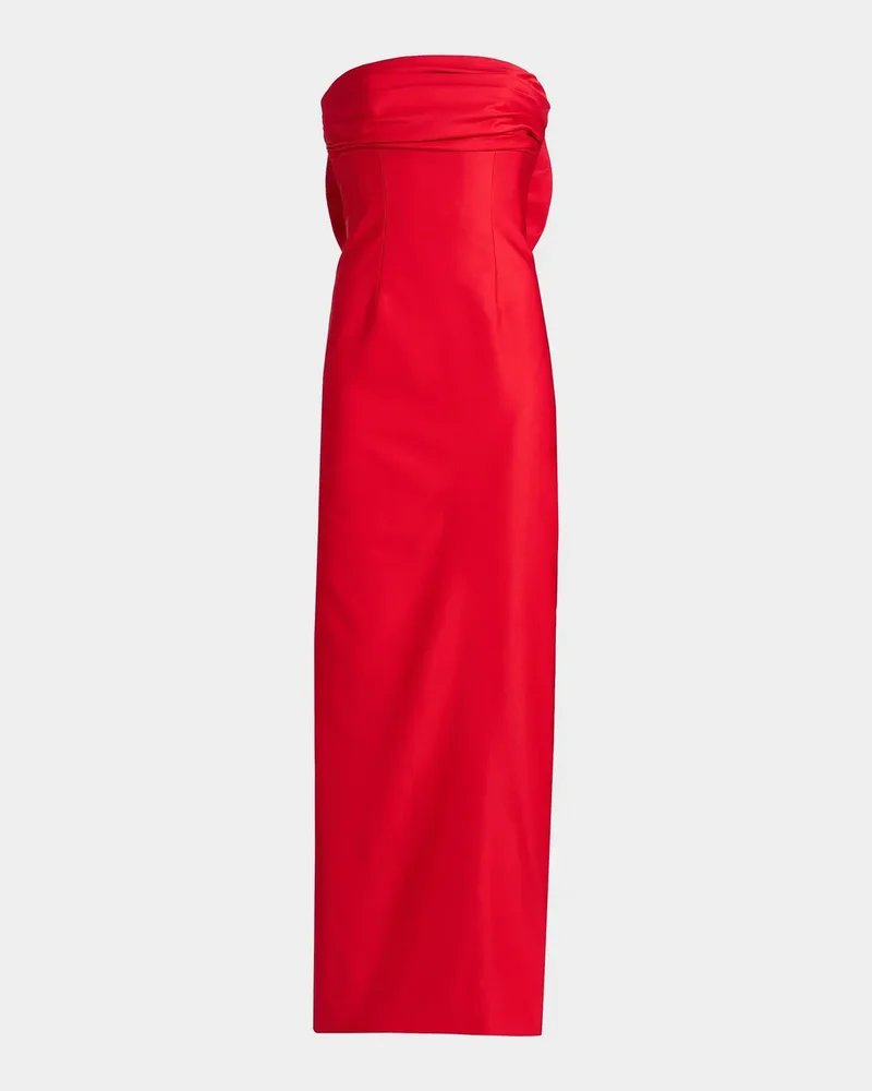 Camille Faille Strapless Column Gown