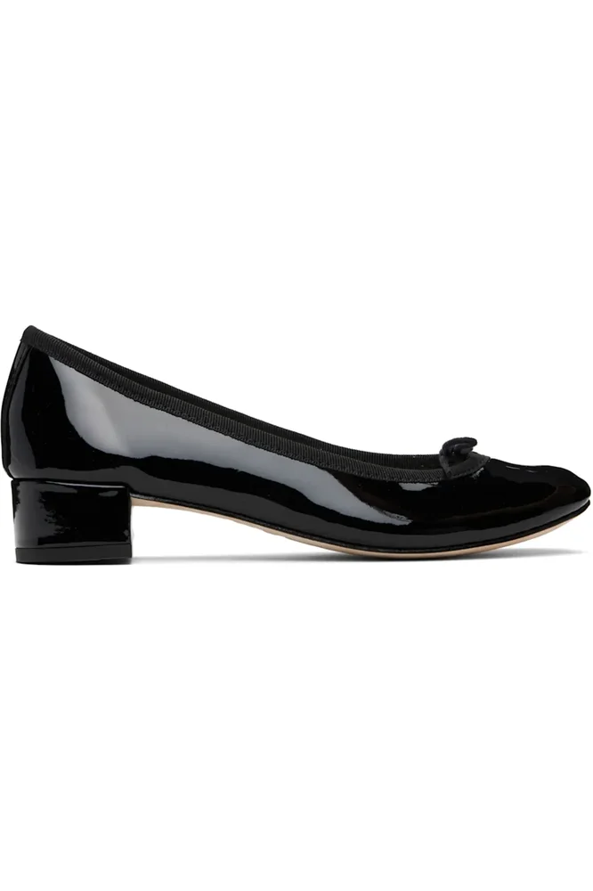 Black Camille Heels