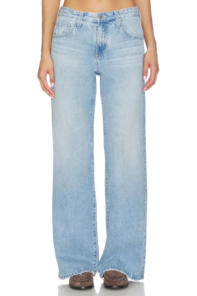 Adria Low Rise Wide Leg Jeans