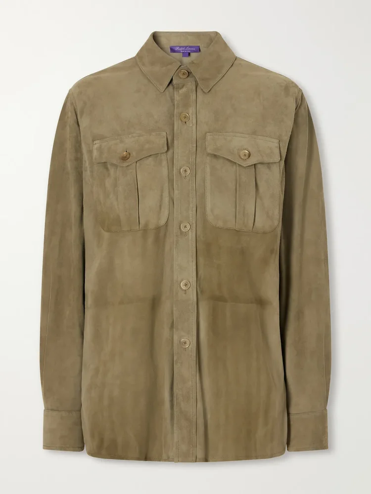 Landry suede shirt