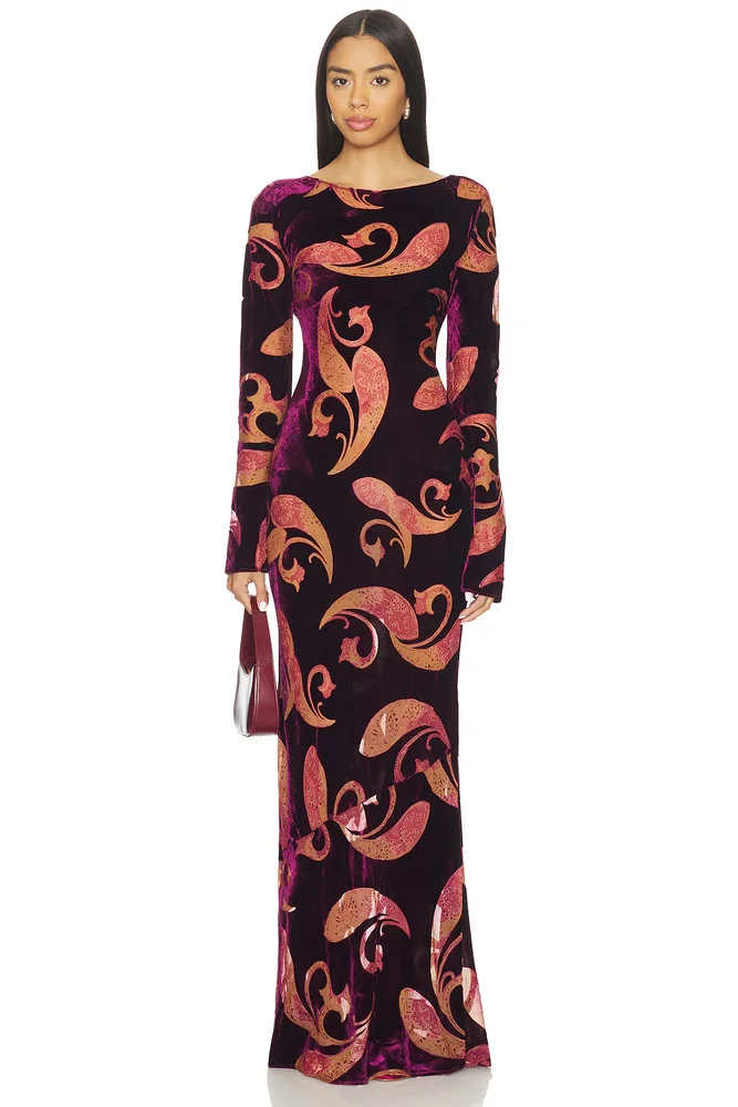 Iona Velvet Dress