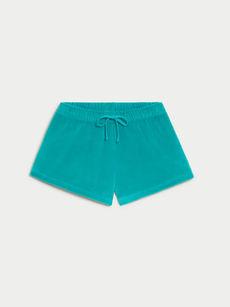 Tefta Shorts in Velour