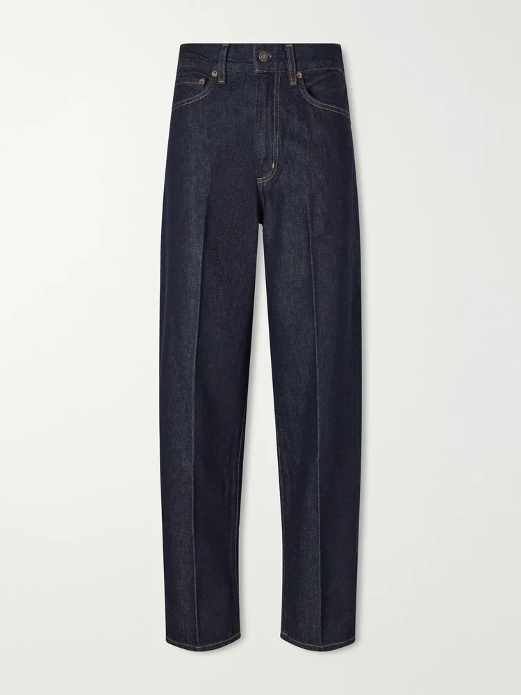 80 s high waist tapered jeans