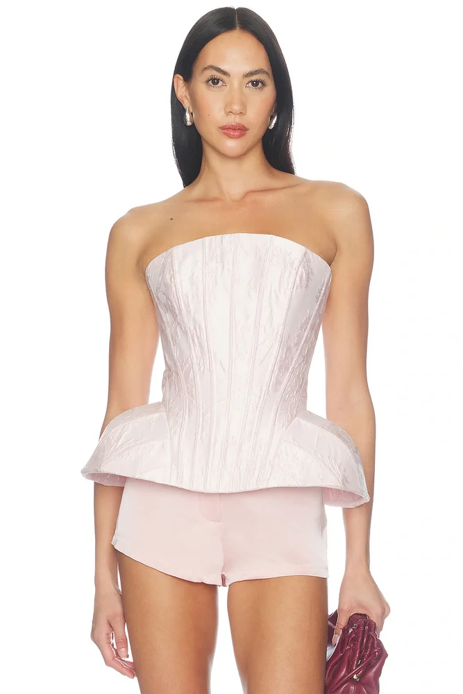 Emmi Strapless Structured Top