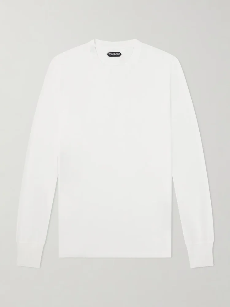 Lyocell and Cotton-Blend Jersey T-Shirt