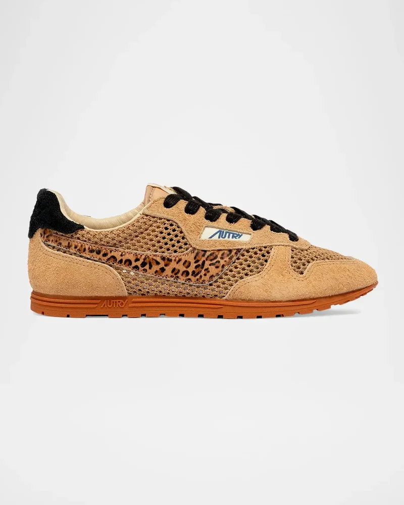 Windspin Suede Low-Top Sneakers