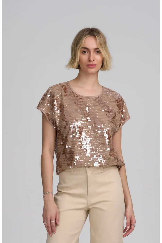 Sequin Tee