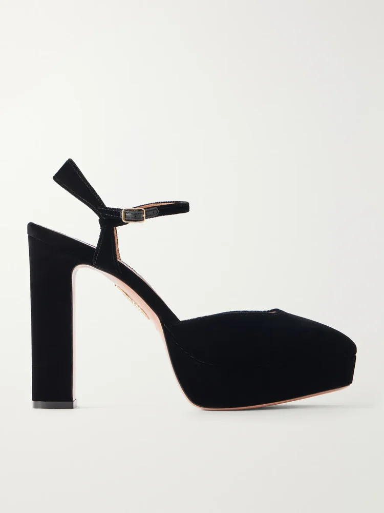 Amira 110 velvet pumps