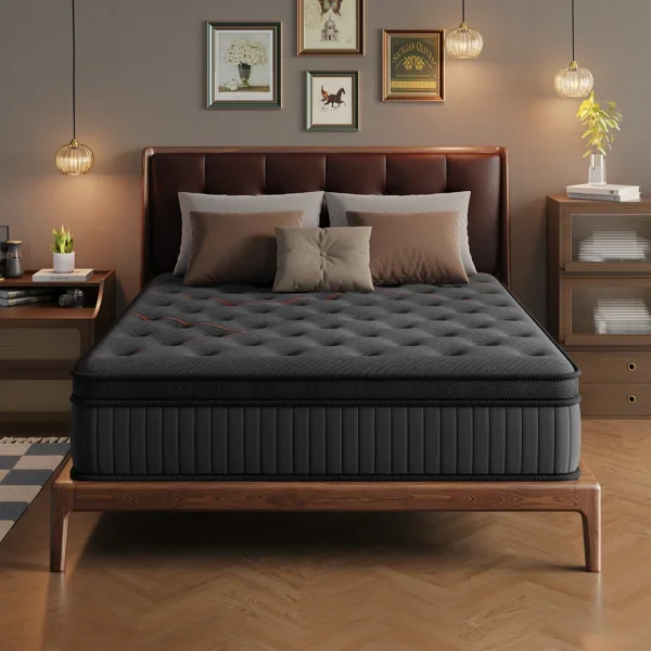 12-inch Pain Relieving Hybrid Mattress with Extra Lumbar and Hip Support