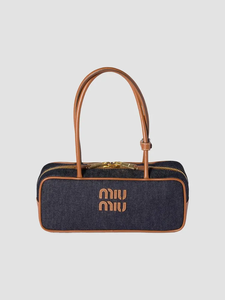 Beau Denim Top Handle Bag