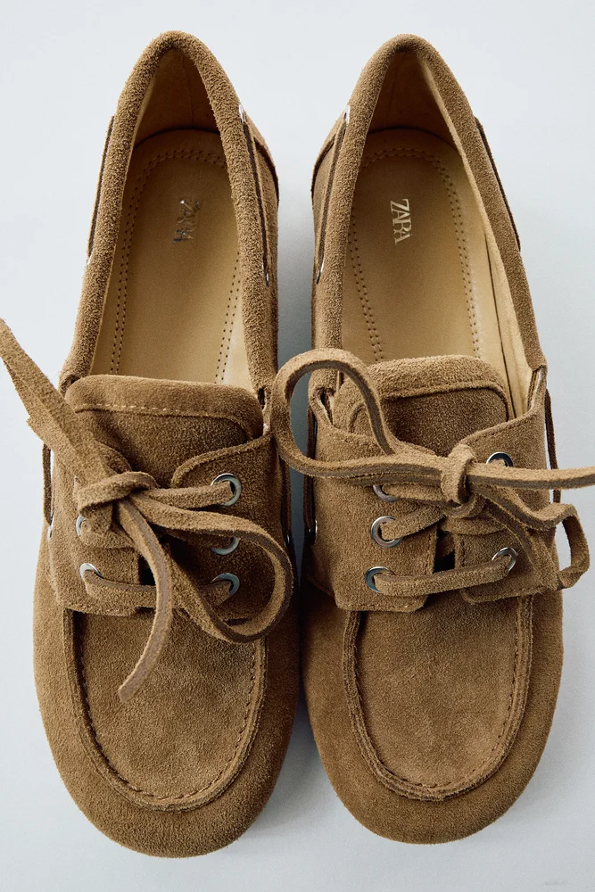 Suede Nautical Loafers
