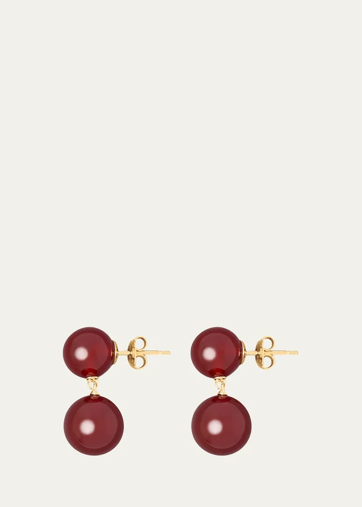 The Hannah Earrings, Red