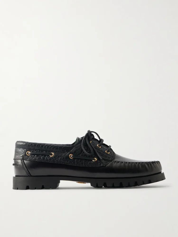 Aztec Leather Boat Shoes