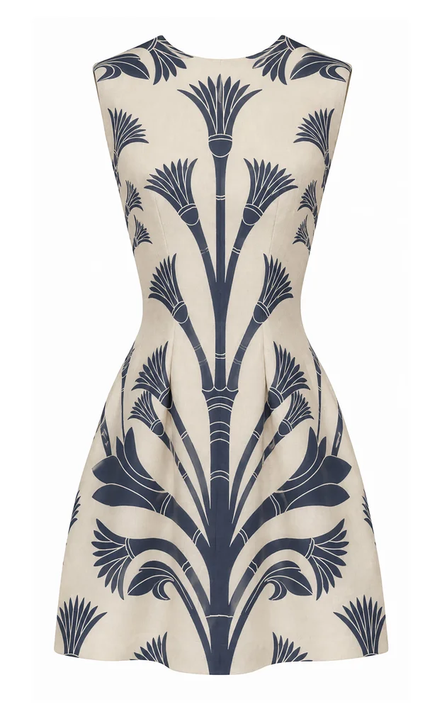 Belleza Serena Linen Mini Dress